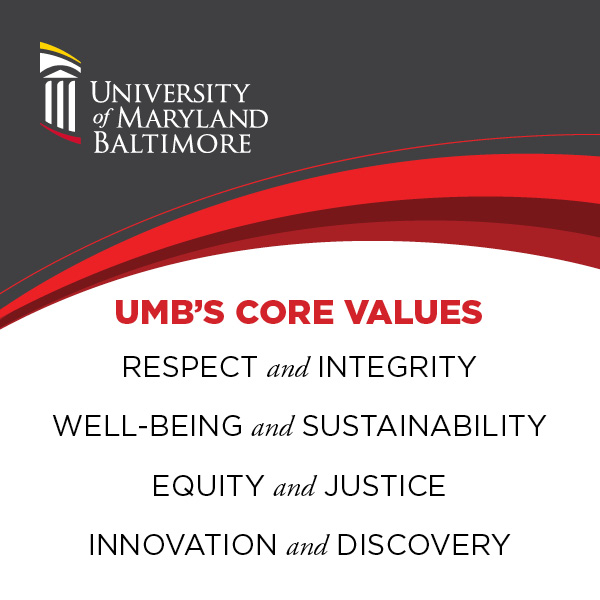 Core Values: Respect and Integrity Well-Being and Sustainability Equity and Justice Innovation and Discovery